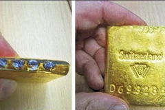 Thỏi vàng làm giả (Nguồn: zerohedge.com)