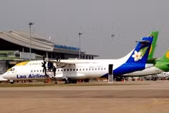 Một máy bay của Lao Airlines (Ảnh: Hoàng Chương/Vietnam+)