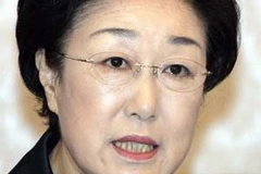 Bà Han Myeong-Sook, Chủ tịch Đảng Dân chủ thống nhất, Hàn Quốc (Nguồn: Xinhuanet)
