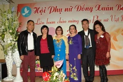 Hội phụ nữ Đồng Xuân tại Đức kỷ niệm ngày Phụ nữ Việt Nam. (Ảnh: Thanh Hải/Vietnam+)