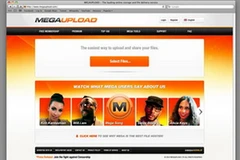 Trang Megaupload (Nguồn: Internet)