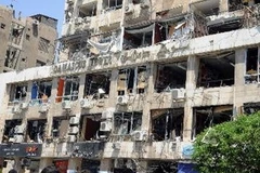 Hiện trường một vụ nổ ở Syria. (Nguồn: AFP/TTXVN)