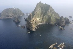 Quần đảo mà Hàn Quốc gọi là Dokdo còn Nhật Bản gọi là Takeshima. (Nguồn: Boston.com).