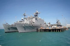Chiến hạm của Australia tại cảng Darwin. (Nguồn: Internet).