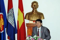 Đại sứ Việt Nam tại Campuchia Ngô Anh Dũng. (Ảnh: Xuân Khu/Vietnam+)