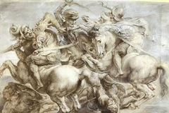 Bản sao của bức họa “Battle of Anghiari” (Nguồn: Internet)