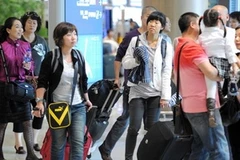 Khách Trung Quốc đến Hàn Quốc. (Nguồn: Korea Times).