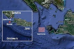 Vị trí chìm tàu trên bản đồ. (Nguồn: Google Maps).