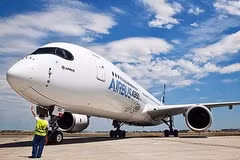 Airbus A350. (Nguồn: Bloomberg)