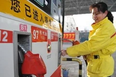 Điểm bán xăng tại thủ phủ Ngân Xuyên, Khu tự trị Hồi Ninh Hạ, miền tây bắc Trung Quốc. (Ảnh: THX/ TTXVN).