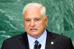 Tổng thống Panama Ricardo Martinelli. (Nguồn: CNN).