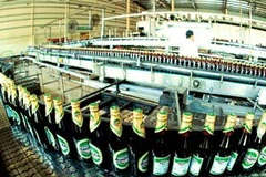 Dây chuyền sản xuất bia Huế. (Nguồn: netdephue.net).