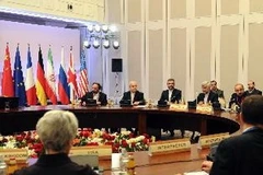 Toàn cảnh cuộc đàm phán giữa Iran và P5+1. (Nguồn: AFP/TTXVN)