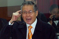Cựu Tổng thống Peru Alberto Fujimori trong phiên tòa xét xử vì tội tham nhũng. (Nguồn: AFP/TTXVN)