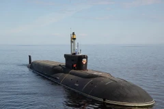 Tàu ngầm hạt nhân chiến lược Vladimir Monomakh. (Nguồn: TASS)