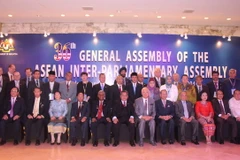 Các Trưởng đoàn và các đại biểu tham dự AIPA-36. (Ảnh: Dung Giáp/TTXVN)