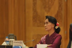 Lãnh đạo phe đối lập, Chủ tịch đảng NLD Aung San Suu Kyi. (Nguồn: AFP/TTXVN)