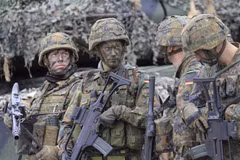Binh sỹ quân đội Đức. (Ảnh: AFP/TTXVN)