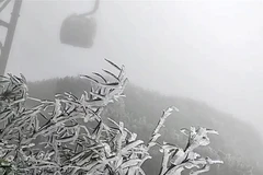 Vùng núi Bắc Bộ có khả năng xảy ra băng giá. (Ảnh: Quốc Khánh/TTXVN)