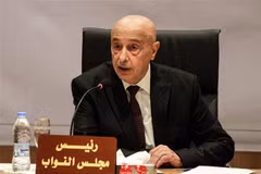 Chủ tịch Quốc hội Libya Aguila Saleh. (Ảnh: AFP/TTXVN)