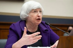 Bộ trưởng Tài chính Mỹ Janet Yellen phát biểu tại Washington, DC, Mỹ. (Ảnh: AFP/TTXVN)