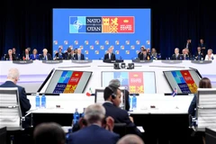 Toàn cảnh Hội nghị thượng đỉnh NATO tại Madrid, Tây Ban Nha, ngày 29/6/2022. (Ảnh: AFP/TTXVN)