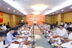 Quang cảnh buổi làm việc. (Ảnh: Phương Hoa/TTXVN)