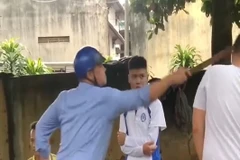 Hình ảnh trong clip về vụ việc.