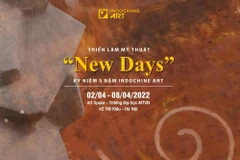Triển lãm “New Days” trưng bày trên 30 tác phẩm hội họa và điêu khắc chọn lọc của 8 nghệ sỹ.