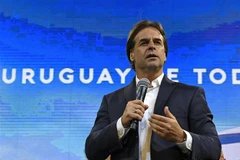 Tổng thống Uruguay Luis Lacalle Pou. (Ảnh: AFP/TTXVN)