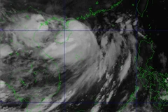 Hình ảnh cơn bão Ma-on chụp qua vệ tinh. (Nguồn: nchmf.gov.vn)