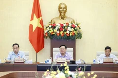 Chủ tịch Quốc hội Vương Đình Huệ phát biểu. (Ảnh: Doãn Tấn/TTXVN)