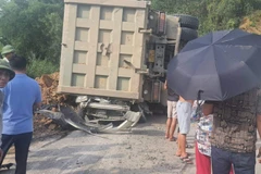 Hiện trường vụ tai nạn. (Nguồn: congluan.vn)