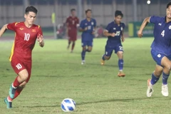 Cầu thủ Văn Khang trên sân. (Nguồn: thethaovanhoa.vn)