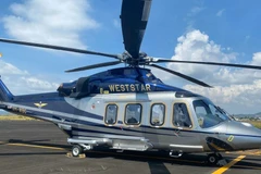 Dừng khai thác trực thăng Vietstar Airlines tại sân bay Tân Sơn Nhất. (Nguồn: danviet.vn)