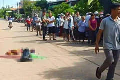 Hiện trường nữ nhân viên y tế bị người mắc bệnh tâm thần đánh tử vong. (Nguồn: thanhnien.vn)