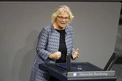 Bộ trưởng Quốc phòng Đức Christine Lambrecht. (Ảnh: AFP/TTXVN)