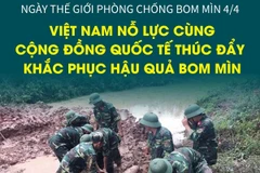 Việt Nam nỗ lực cùng quốc tế thúc đẩy khắc phục hậu quả bom mìn