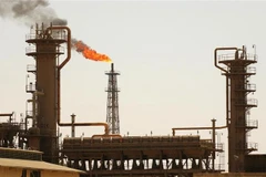 Một cơ sở lọc dầu tại Baiji, Iraq. (Ảnh: AFP/TTXVN)
