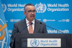 Tổng Giám đốc Tổ chức Y tế thế giới (WHO) Tedros Adhanom Ghebreyesus phát biểu tại cuộc họp ở Geneva, Thụy Sĩ. (Ảnh: AFP/TTXVN)