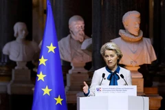 Chủ tịch Ủy ban châu Âu (EC) Ursula von der Leyen. (Ảnh: AFP/TTXVN)