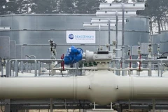 Đường ống dẫn khí đốt Dòng chảy phương Bắc 1 tại Lubmin, Đức. (Ảnh: AFP/TTXVN)