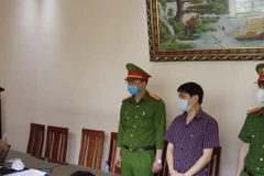 Bị can Lê Khả Châu tại cơ quan điều tra. (Nguồn: laodong.vn)