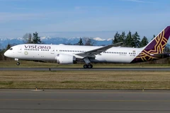 Máy bay của hãng hàng không tư nhân Air Vistara. (Nguồn: moneycontrol.com)