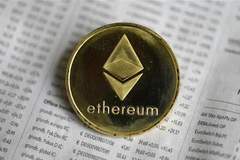 Đồng tiền điện tử Ethereum. (Ảnh: AFP/TTXVN)
