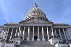 Tòa nhà Quốc hội Mỹ tại Washington, DC. (Ảnh: AFP/TTXVN)