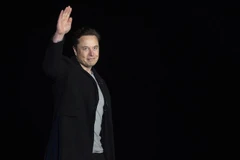 Tỷ phú Elon Musk trong cuộc họp báo tại South Texas, Mỹ ngày 10/2/2022. (Ảnh: AFP/TTXVN)