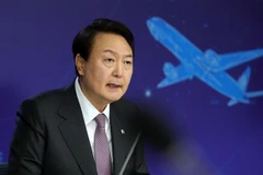 Tổng thống Hàn Quốc Yoon Suk-yeol phát biểu tại Seoul ngày 23/11/2022. (Ảnh: Yonhap/TTXVN)