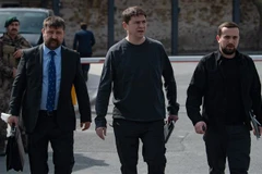 Các nhà đàm phán Ukraine sau cuộc đàm phán với phái đoàn Nga tại Istanbul, Thổ Nhĩ Kỳ, ngày 29/3/2022. (Ảnh: AFP/TTXVN)