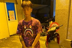 Một đối tượng bị bắt giữ. (Nguồn: hanoimoi.com.vn)